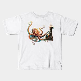 Octopus versus Rook Kids T-Shirt